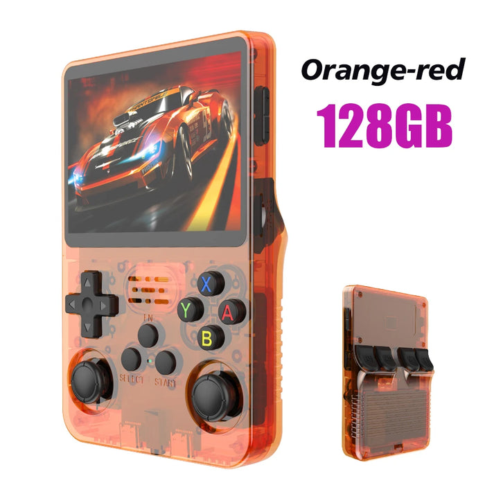 Console de jeu portable rétro Open Source BOYHOM R36S avec écran IPS de 3,5 pouces et stockage de 64 Go