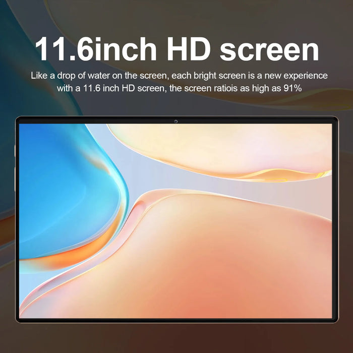 2024 Nueva versión global de Android 13.0: tableta HD 5G de 11,6 pulgadas con 16 GB de RAM, 1 TB de almacenamiento y batería de 20000 mAh