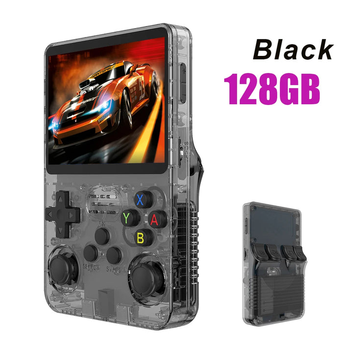 Console de jeu portable rétro Open Source BOYHOM R36S avec écran IPS de 3,5 pouces et stockage de 64 Go