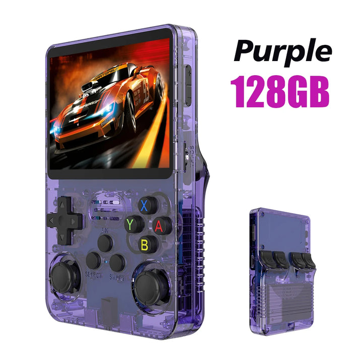 Console de jeu portable rétro Open Source BOYHOM R36S avec écran IPS de 3,5 pouces et stockage de 64 Go