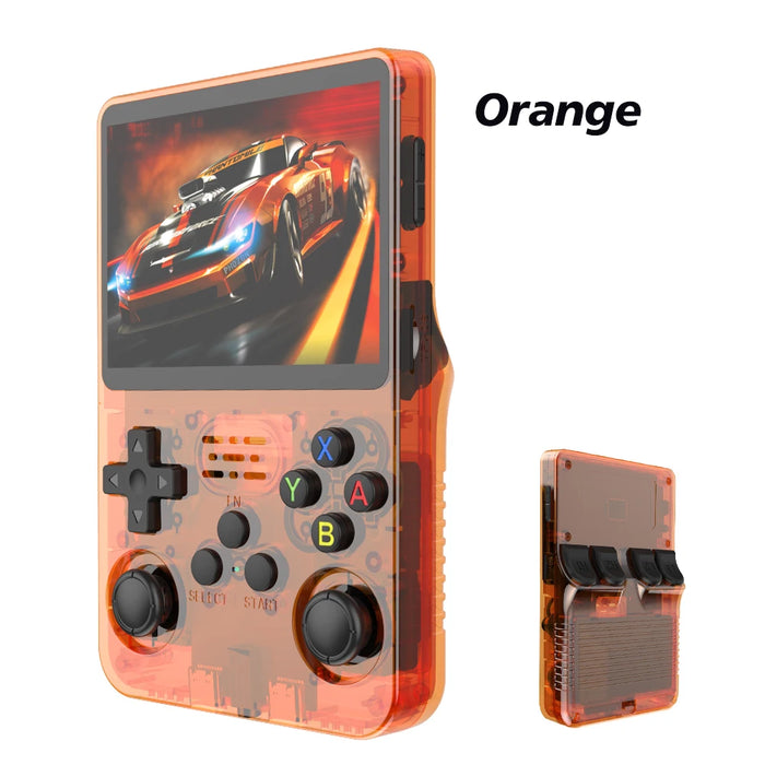 Console de jeu portable rétro Open Source BOYHOM R36S avec écran IPS de 3,5 pouces et stockage de 64 Go