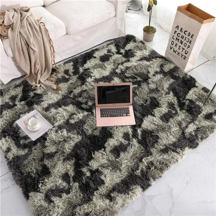 Soft and Fuzzy Children's Room Rug with Anti-Slip, Large Fuzzy Shag Mat for Modern Homes and Children's Bedrooms