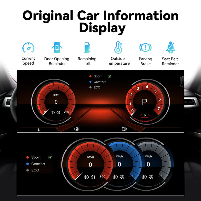 XONRICH 6GB 128GB Android 14 Autoradio für BMW 5 Series E60 E61 E63 E64 E90 E91 E92 E93 CCC CIC Multimedia CarPlay GPS Navigation