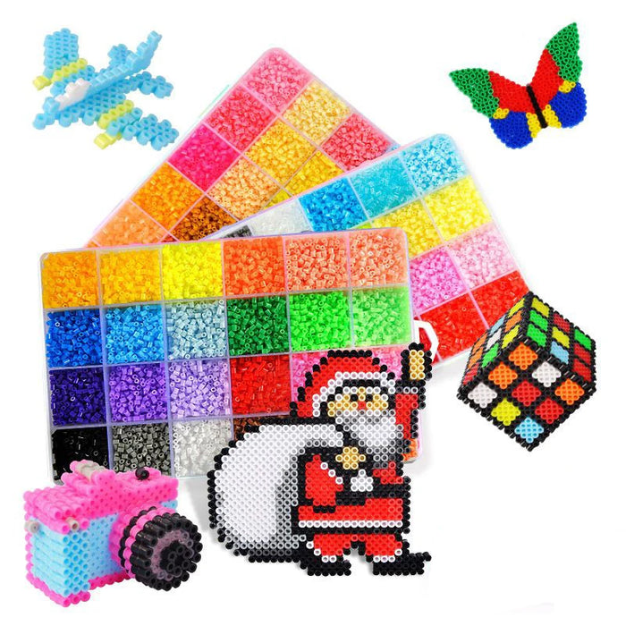 Perles Hama 2,6 mm – Puzzles 3D créatifs et bricolage en 24/48 couleurs