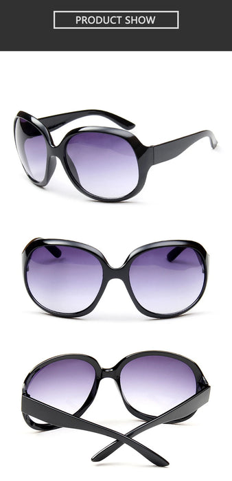 Gafas de sol clásicas retro para mujer en forma ovalada - Gafas de sol de moda para mujer