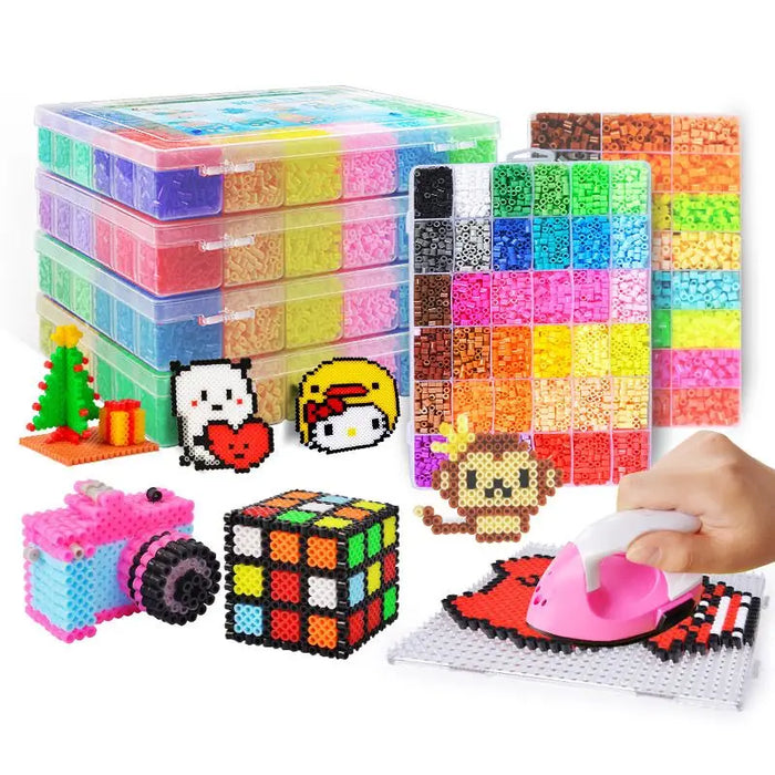 Perles Hama 2,6 mm – Puzzles 3D créatifs et bricolage en 24/48 couleurs