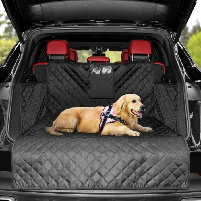 Funda para silla de coche para perros - Alfombra de transporte para perros - Funda para coche colgante para perros - Funda para maletero para perros