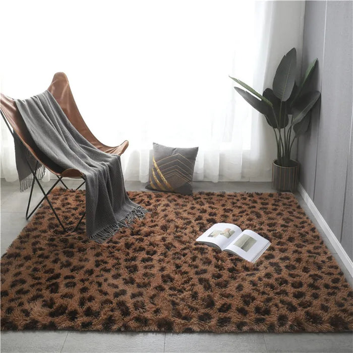 Soft and Fuzzy Children's Room Rug with Anti-Slip, Large Fuzzy Shag Mat for Modern Homes and Children's Bedrooms