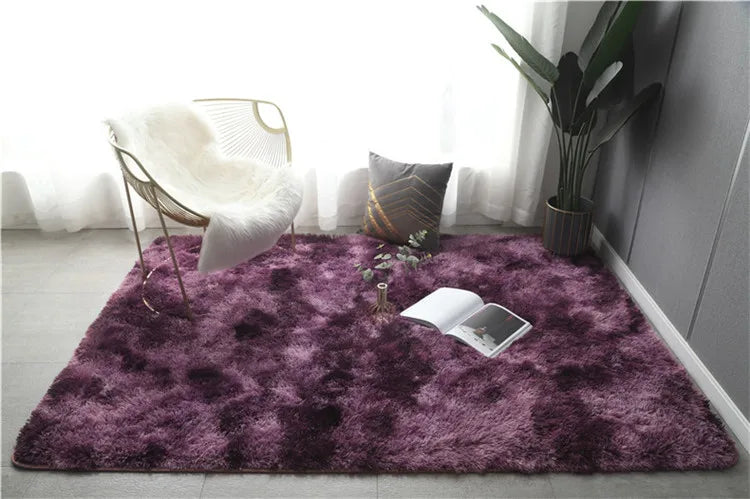 Soft and Fuzzy Children's Room Rug with Anti-Slip, Large Fuzzy Shag Mat for Modern Homes and Children's Bedrooms