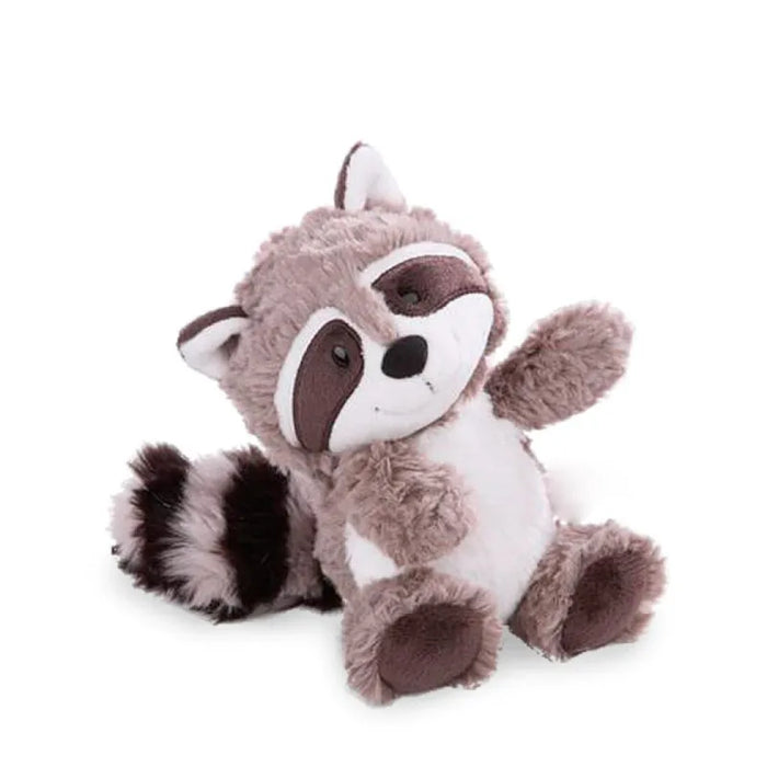 Lindo mapache de peluche gris: juguete de peluche y almohada de 25-35 cm para niños, regalo de cumpleaños perfecto