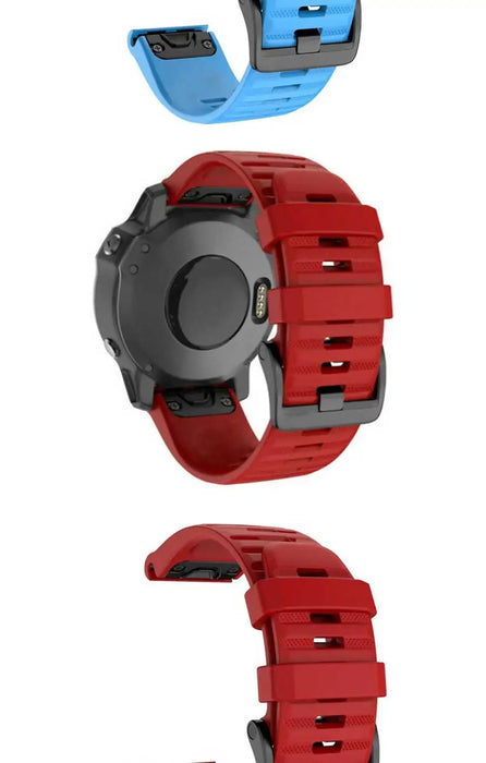 Silikon-Handschlaufe mit Schnellverschluss für Garmin Fenix ​​​​8, 7, 6, 5 Series – 20 mm, 22 mm, 26 mm Optionen