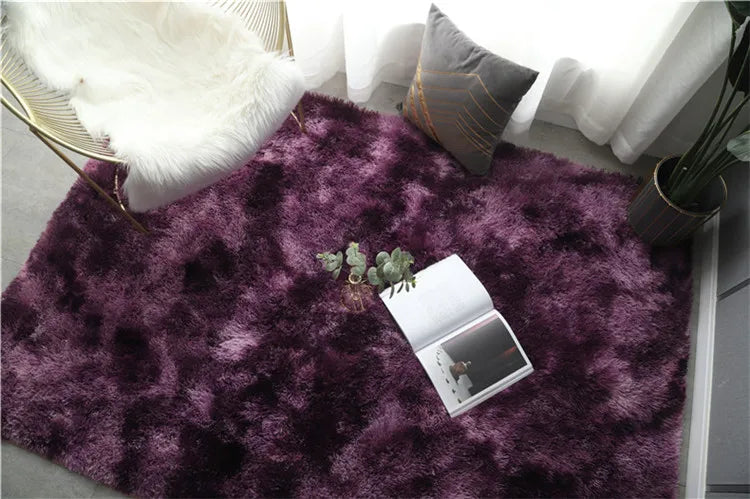 Soft and Fuzzy Children's Room Rug with Anti-Slip, Large Fuzzy Shag Mat for Modern Homes and Children's Bedrooms