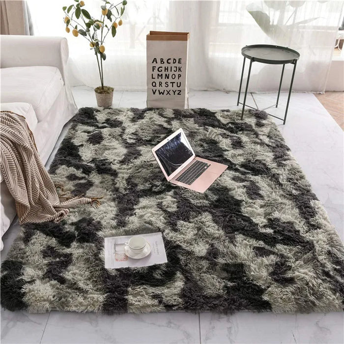 Soft and Fuzzy Children's Room Rug with Anti-Slip, Large Fuzzy Shag Mat for Modern Homes and Children's Bedrooms