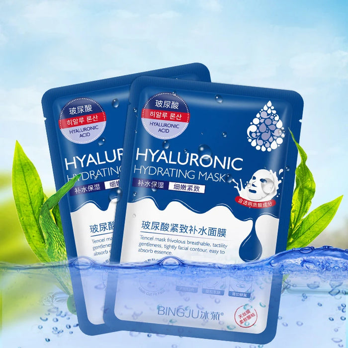 30er-Pack BIOAQUA-Gesichtsmasken – Koreanische Hautpflege mit Aloe Vera, Olivenöl, Granatapfel und grünem Tee