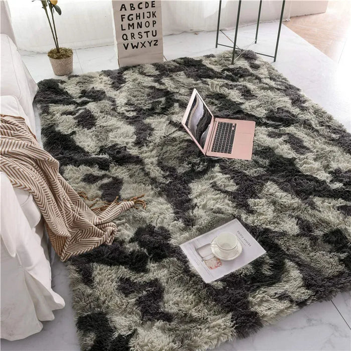 Soft and Fuzzy Children's Room Rug with Anti-Slip, Large Fuzzy Shag Mat for Modern Homes and Children's Bedrooms