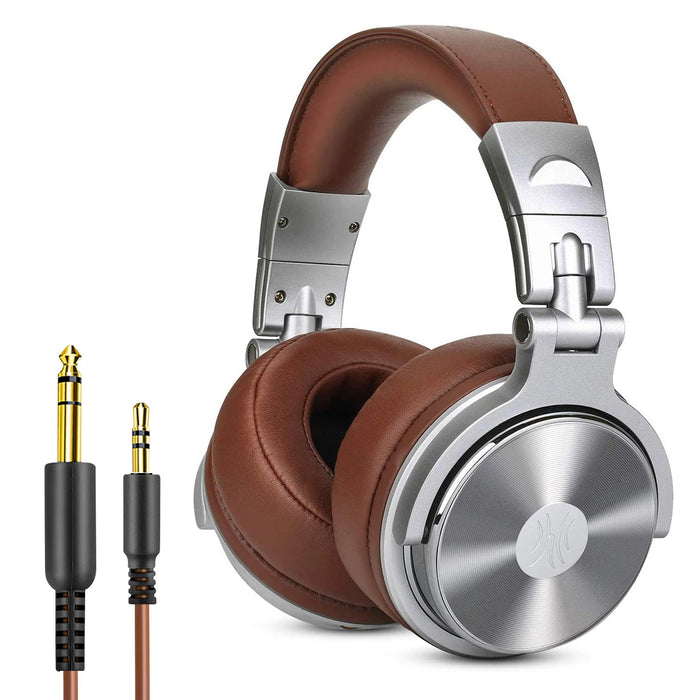 Oneodio Pro 30 Professionelle Studio-DJ-Kopfhörer mit Mikrofon, Over-Ear, kabelgebunden, HiFi-Monitore, faltbares Gaming-Headset