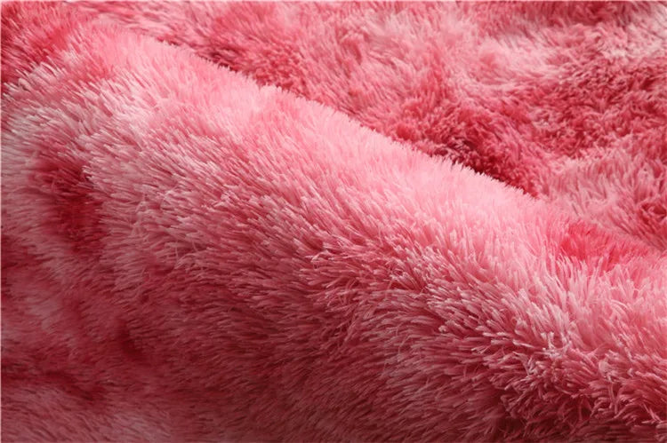 Soft and Fuzzy Children's Room Rug with Anti-Slip, Large Fuzzy Shag Mat for Modern Homes and Children's Bedrooms