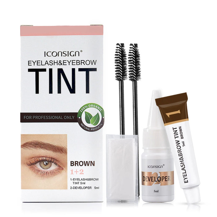 ICONSIGN Wimpern- und Augenbrauen-Tönungsset mit Mascara zum Heben und Tätowieren von Make-up-Tools