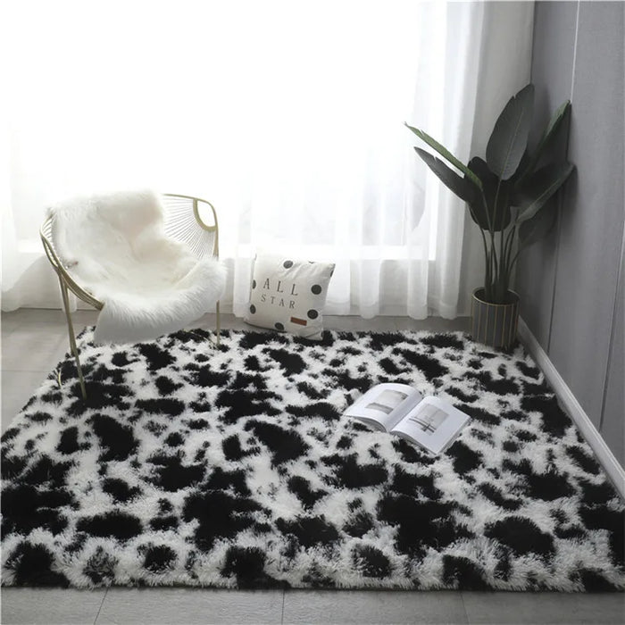 Soft and Fuzzy Children's Room Rug with Anti-Slip, Large Fuzzy Shag Mat for Modern Homes and Children's Bedrooms