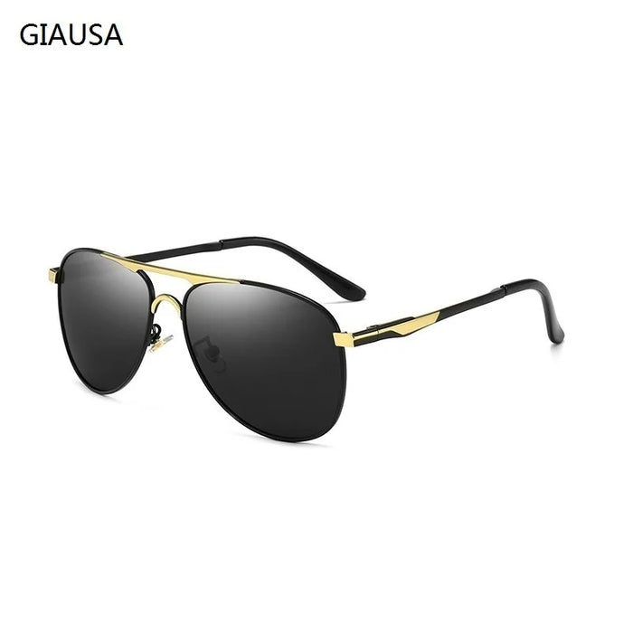 Polarisierte Luxus-Pilot-Sonnenbrille für Damen und Herren – Retro-Design für Autofahren, Angeln und Outdoor-Aktivitäten – UV400-Schutz