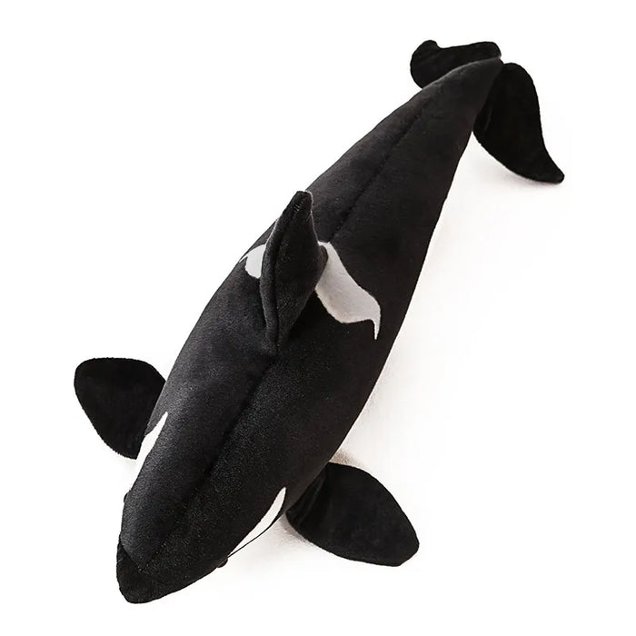 Animal de peluche de orca realista, 50-130 cm, muñeca de ballena suave para niños, regalo de cumpleaños ideal