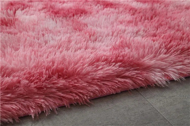 Soft and Fuzzy Children's Room Rug with Anti-Slip, Large Fuzzy Shag Mat for Modern Homes and Children's Bedrooms