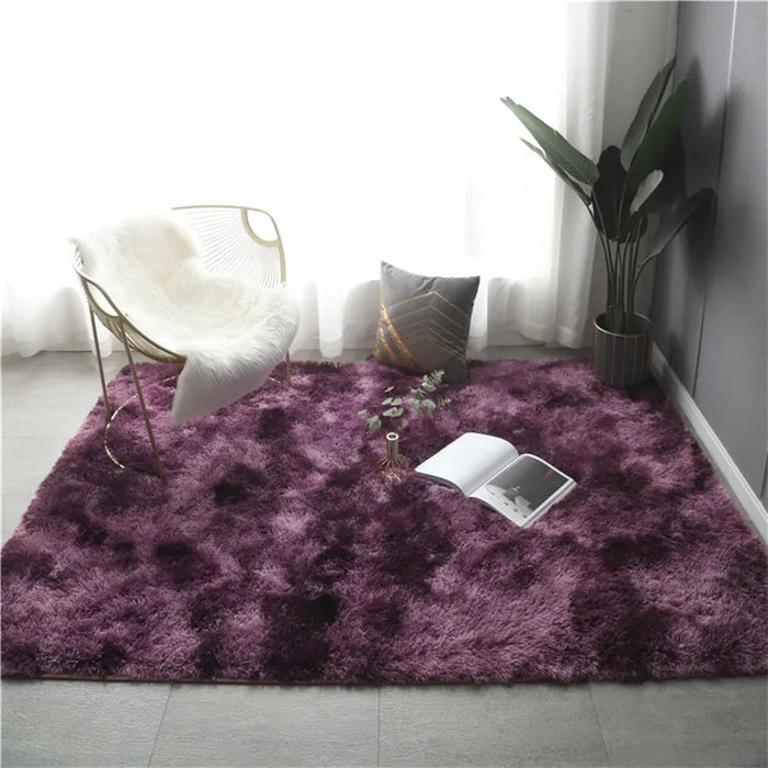 Soft and Fuzzy Children's Room Rug with Anti-Slip, Large Fuzzy Shag Mat for Modern Homes and Children's Bedrooms