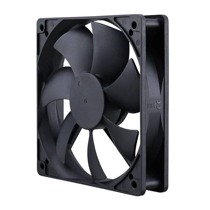 Ventilador de CPU Gdstime de 120x120x25 mm para PC - 5 V, 12 V, 24 V, 48 V con 2 pines y 3 pines - Ventilador de refrigeración CC de 120 mm para GPU portátil - Rodamiento de bolas/rodamiento de manga