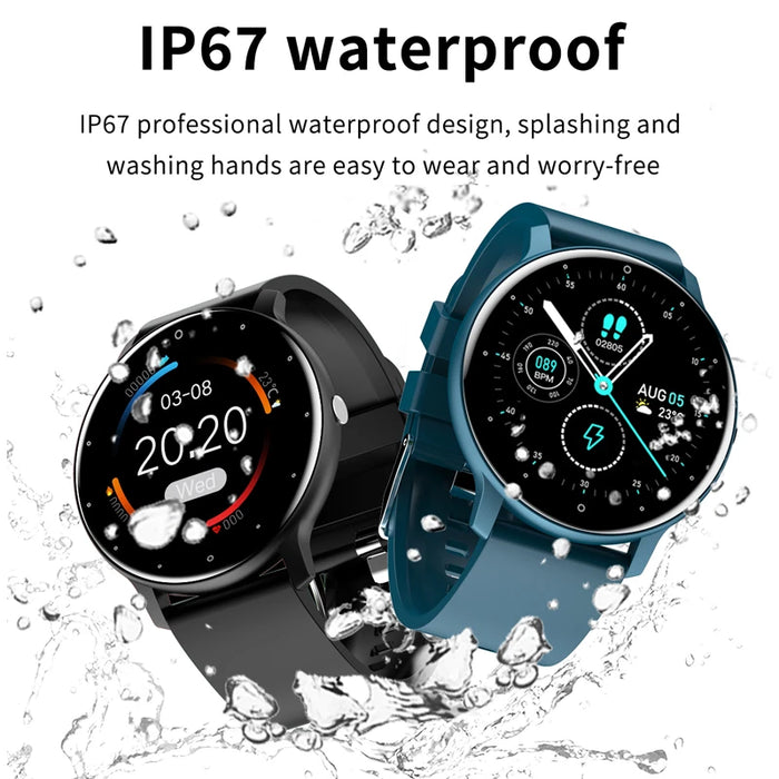 Reloj inteligente LIGE 2023 para mujer con pantalla táctil completa, reloj deportivo deportivo IP67, resistente al agua, Bluetooth para Android e iOS