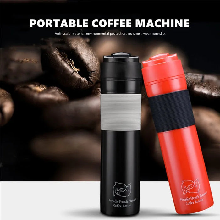 Cafetière expresso portable – Cafetière à pression manuelle pour la maison et les voyages