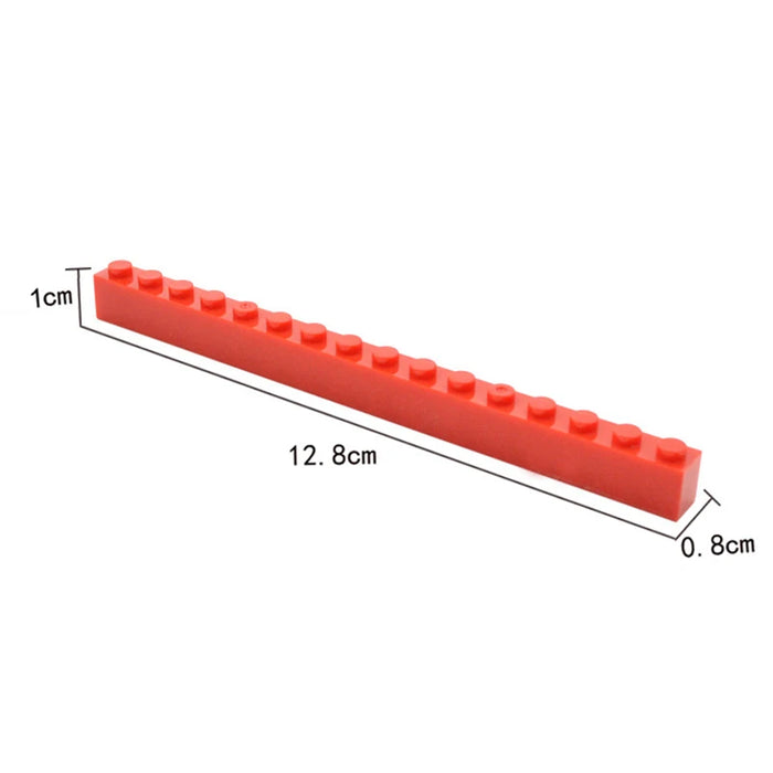 Blocs de construction pour enfants, 10 pièces, 1x16 points, figurines épaisses, taille créative et éducative, compatibles avec les jouets de marque pour enfants, 2465