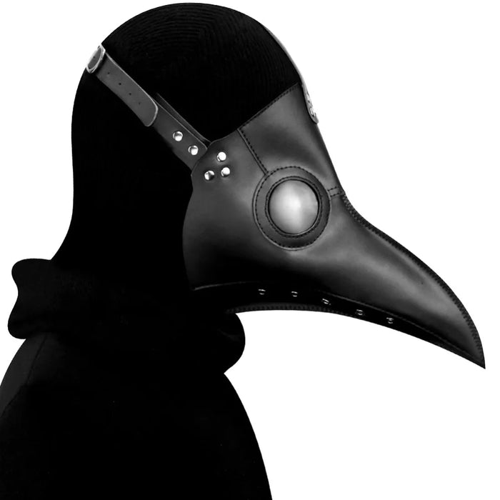 Masque de docteur en PU Steampunk Bird Plague avec long bec – Masques de cosplay rétro pour fête et carnaval – Cadeau de Noël parfait