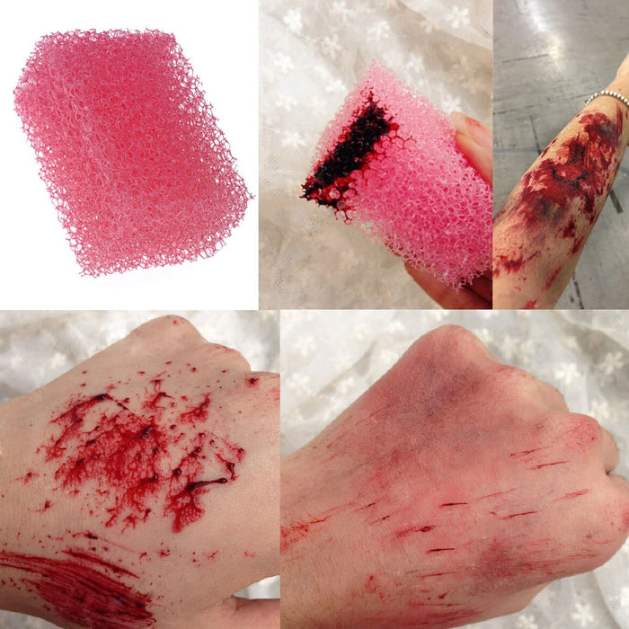 VERONNI SFX Wound Wax Makeup Kit - Halloween Special Effects with Spatula and Stipple Sponge for Realistic Injury Effects