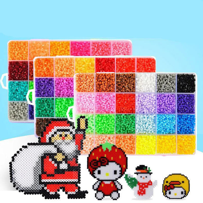 Perles Hama 2,6 mm – Puzzles 3D créatifs et bricolage en 24/48 couleurs