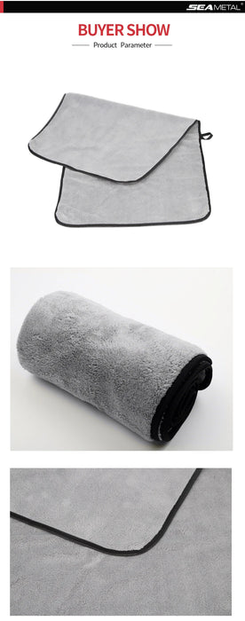 Chiffons en microfibre pour l'entretien de la voiture - Serviette de nettoyage de voiture pour un lavage détaillé et un nettoyage des vitres