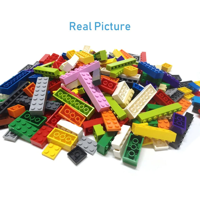 Blocs de construction pour enfants, 10 pièces, 1x16 points, figurines épaisses, taille créative et éducative, compatibles avec les jouets de marque pour enfants, 2465