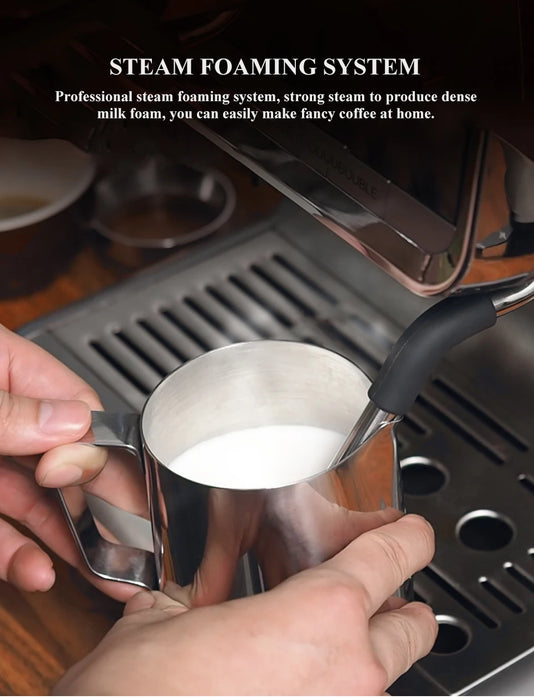 HiBREW Barista Pro 20Bar grains pour expresso, Machine à café professionnelle avec équipement complet pour café, hôtel et restaurant H7