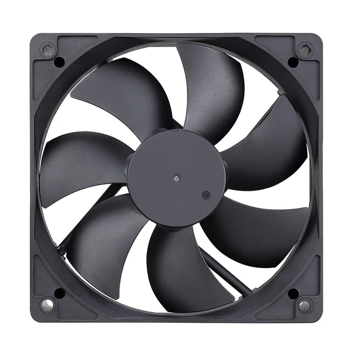 Ventilador de CPU Gdstime de 120x120x25 mm para PC - 5 V, 12 V, 24 V, 48 V con 2 pines y 3 pines - Ventilador de refrigeración CC de 120 mm para GPU portátil - Rodamiento de bolas/rodamiento de manga