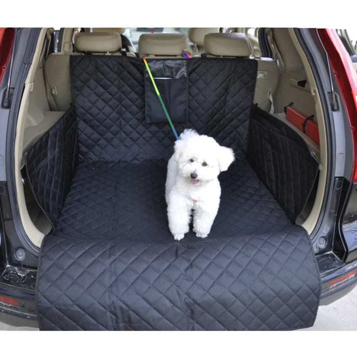 Funda para silla de coche para perros - Alfombra de transporte para perros - Funda para coche colgante para perros - Funda para maletero para perros