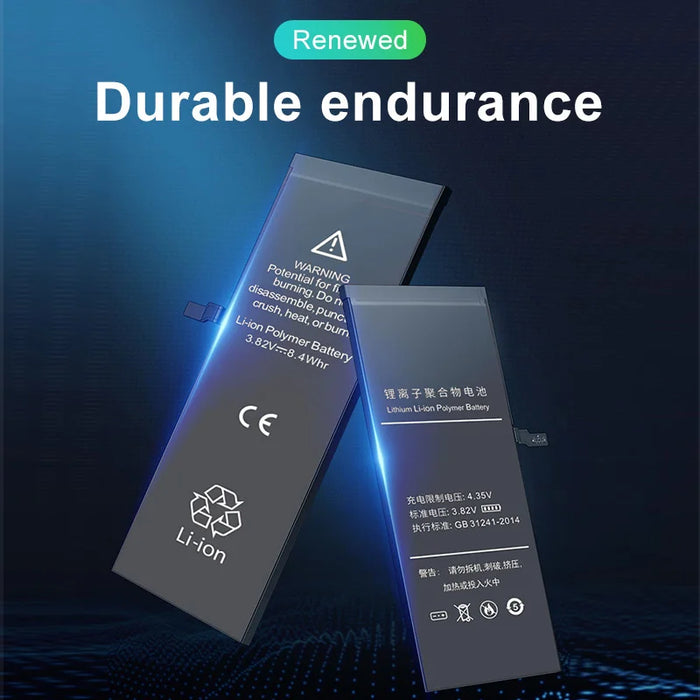 High quality mobile battery and tools for iPhone 6S, 6, 7, 7 Plus, 8 Plus, SE 2020, XR, 6 Plus, 6SP, X, XS, 11, 12 Pro Max Mini