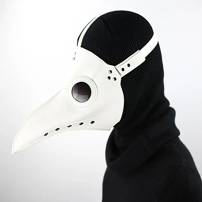 Masque de docteur en PU Steampunk Bird Plague avec long bec – Masques de cosplay rétro pour fête et carnaval – Cadeau de Noël parfait