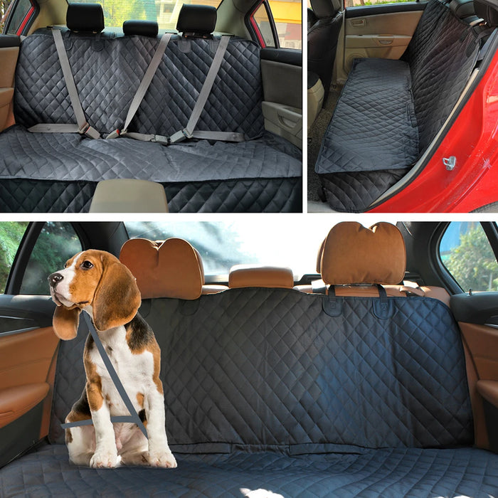 Housse de siège de voiture imperméable pour chien, lit de voyage pour animaux de compagnie avec accoudoir de siège central