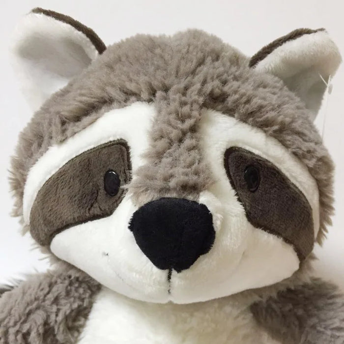 Lindo mapache de peluche gris: juguete de peluche y almohada de 25-35 cm para niños, regalo de cumpleaños perfecto