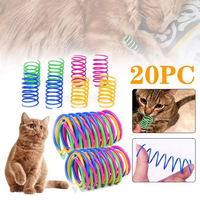 Jouets interactifs pour chaton, spirales rotatives, pulls colorés en spirale pour chats