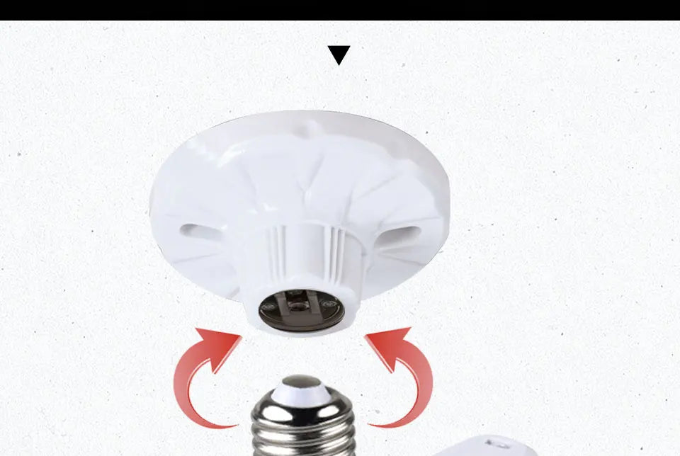 Plafonnier LED E27 avec pale de ventilateur et fonction minuterie, lampe pliable 28W pour maison avec télécommande, AC85-265V