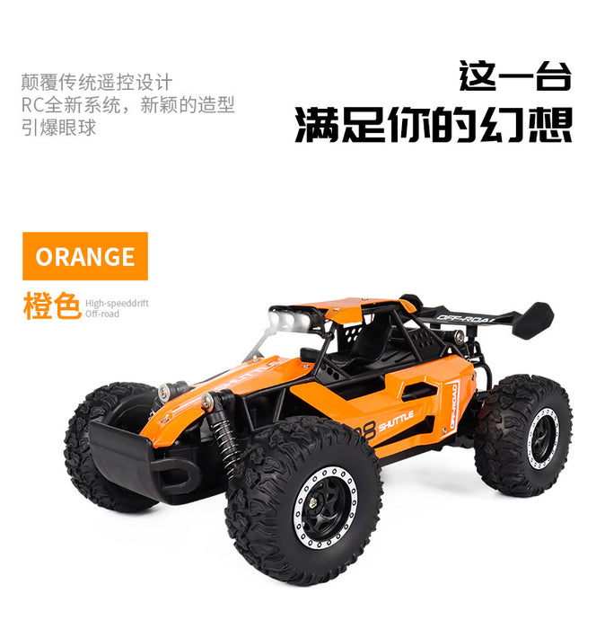 Nouvelle voiture RC 1:16 2WD avec lumière LED 2.4G 20 KM/H haute vitesse tout-terrain escalade télécommande voiture jouet cadeaux pour garçons filles enfants