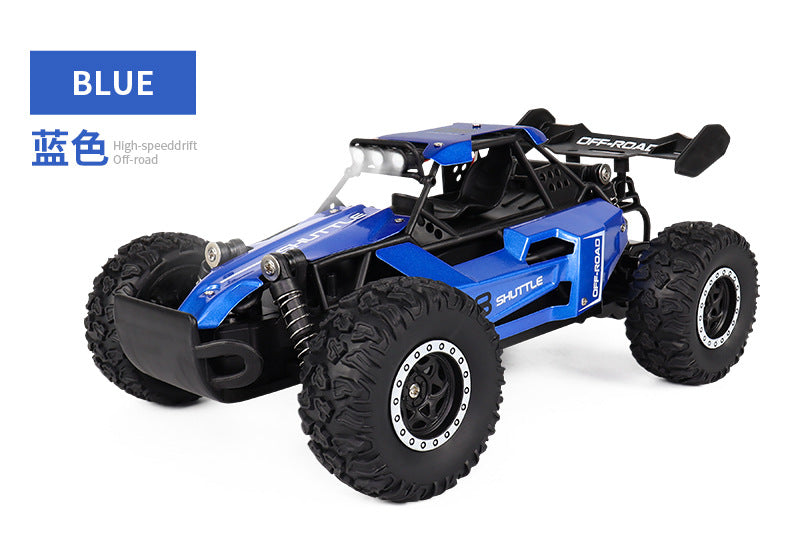 Nouvelle voiture RC 1:16 2WD avec lumière LED 2.4G 20 KM/H haute vitesse tout-terrain escalade télécommande voiture jouet cadeaux pour garçons filles enfants