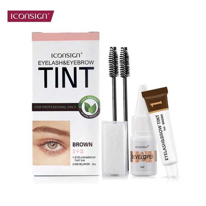 ICONSIGN Wimpern- und Augenbrauen-Tönungsset mit Mascara zum Heben und Tätowieren von Make-up-Tools