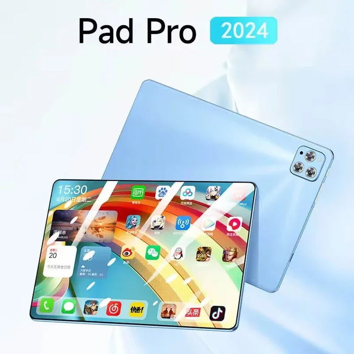 Versión global 2024: tableta iPad Air Pro de 11 pulgadas con 4K HD, Android 13, 16 GB de RAM, 1 TB de almacenamiento, batería de 20000 mAh, 5G Dual SIM, Bluetooth, WiFi y GPS