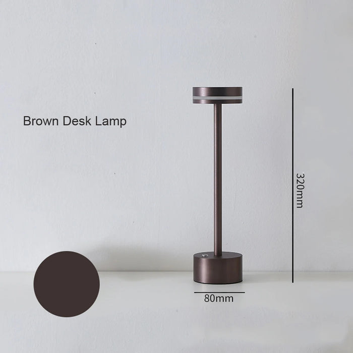 Lámpara LED táctil USB recargable de 5 V para mesa de café y bar - Luz nocturna decorativa moderna para el hogar